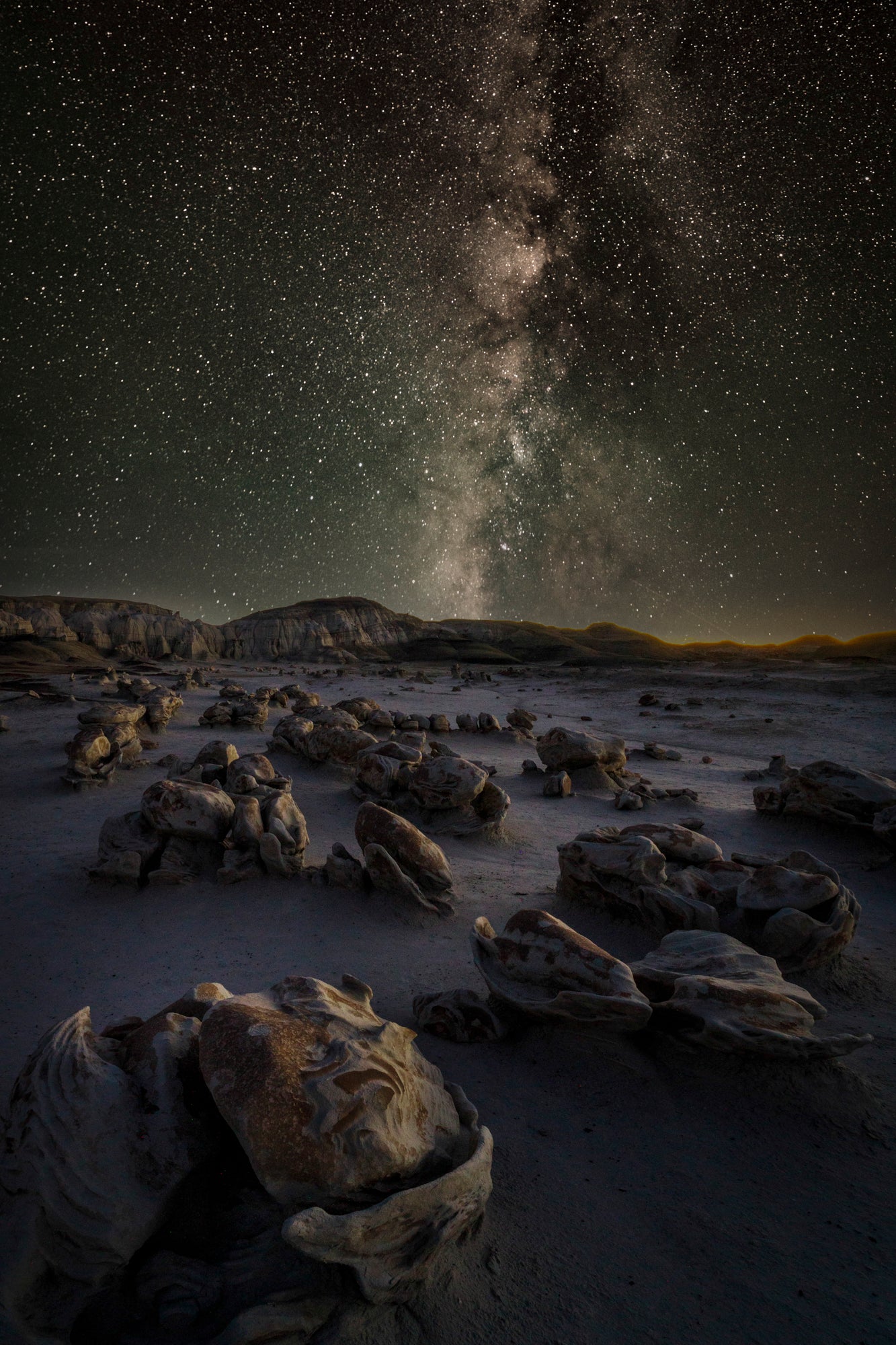 Alien Eggs under the Milky Way