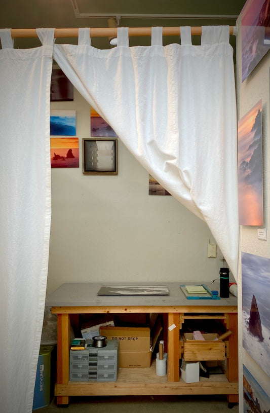 North-South Arch catches the waning light