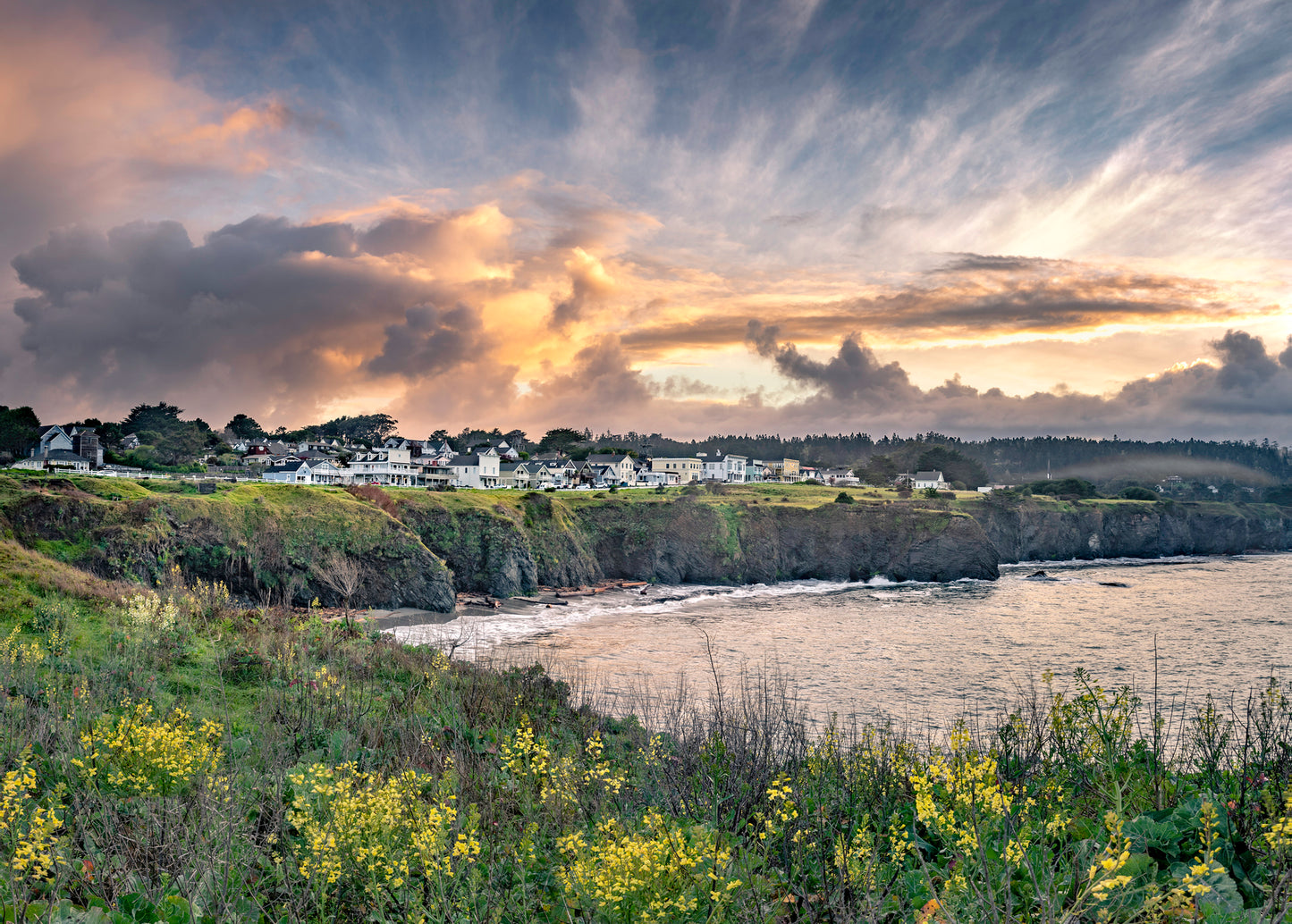 April Dawn, Mendocino Bay